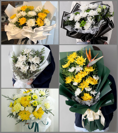 贵州毕节市威宁县草海镇大洼塘村白事花束代送